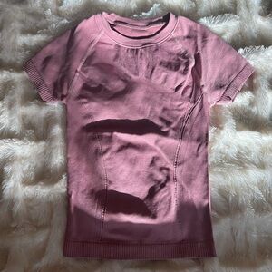 Pink Short Sleeve Active Top